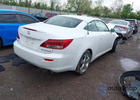 2010 Lexus Is 350C from USA, damaged, VIN JTHFE2C27A2501055